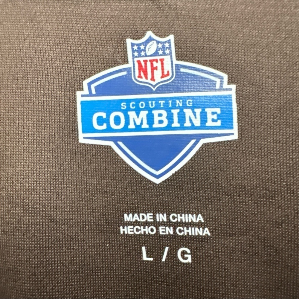 NFL Scouting Combine Cleveland Browns Moisture Wicking Long Sleeve Men’s Large - Picture 8 of 8